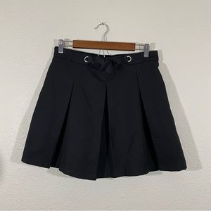 Wonder Nation sz:16 Black Scooter Skort Bow Front Pleated Skort